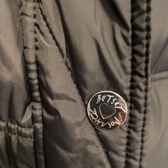 Grey Betsey Johnson Puffer Coat Jacket Womens - Picture 9 of 16